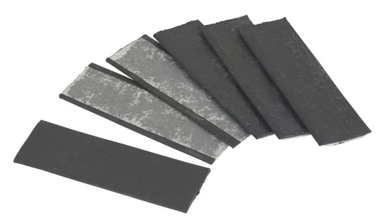 FLEXIFIRE GRAPHITE INTUMESCENT HINGE PADS 100MM 6 PACK - MonkeyTools
