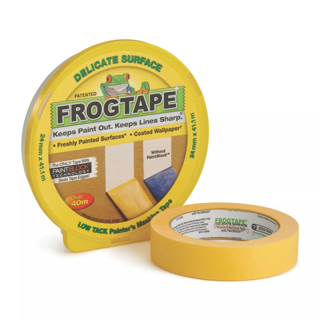 FROGTAPE PAINTERS DELICATE SURFACE MASKING TAPE 41M X 24MM - MonkeyTools