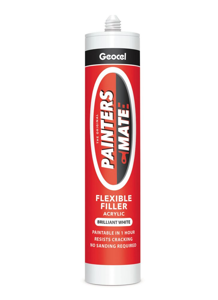 GEOCEL PAINTERS MATE FLEXIBLE ACRYLIC FILLER WHITE 310ML - MonkeyTools