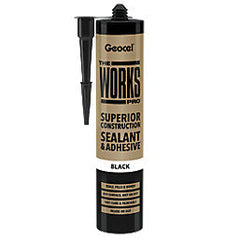 GEOCEL THE WORKS PRO SEALANT AND ADHESIVE BLACK 290ML