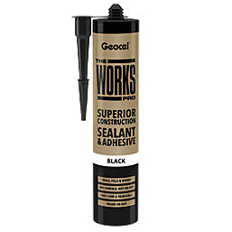 GEOCEL THE WORKS PRO SEALANT AND ADHESIVE BLACK 290ML - MonkeyTools