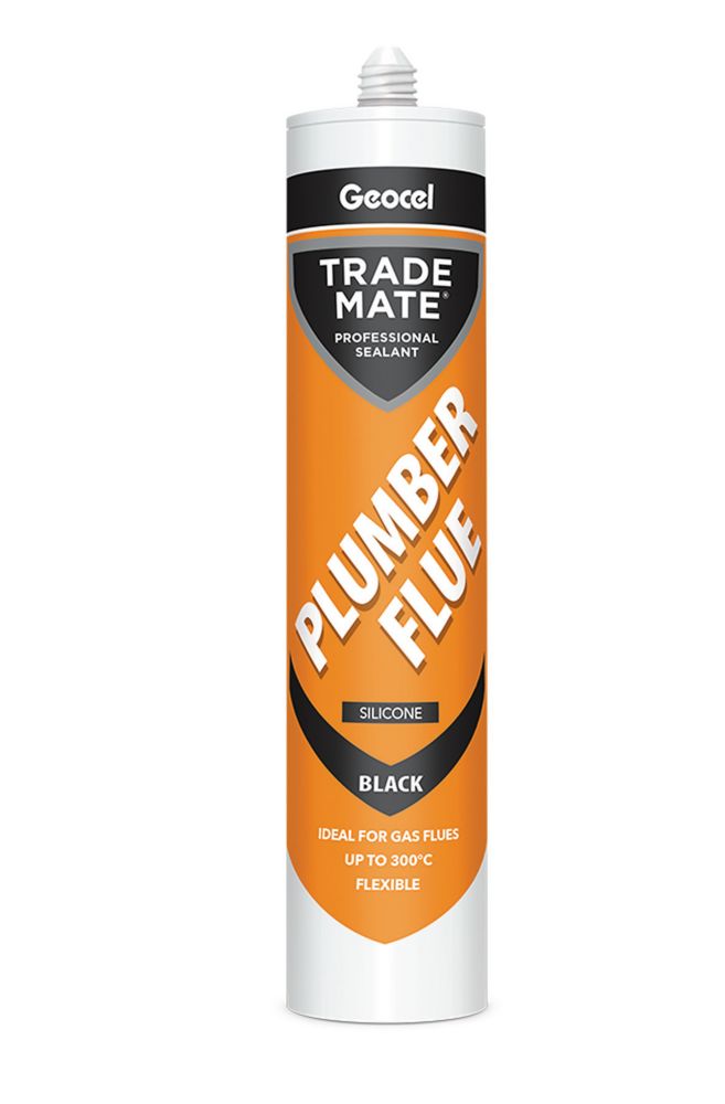 GEOCEL TRADE MATE PLUMBER FLUE SILICONE BLACK 310ML - MonkeyTools