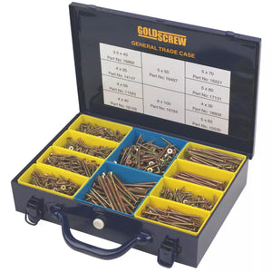 GOLDSCREW PZ DOUBLE-COUNTERSUNK GENERAL TRADE CASE 1400 PCS - MonkeyTools