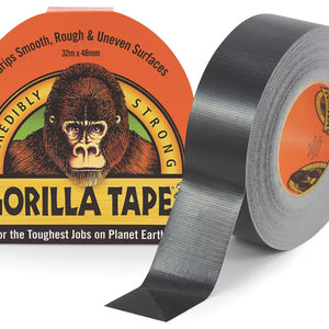 GORILLA GLUE CLOTH TAPE 48 MESH BLACK 32M X 48MM - MonkeyTools