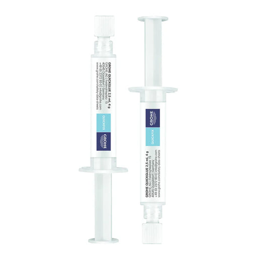 GROHE QUICKGLUE A2 SOLVENT-FREE ACCESSORIES GLUE WHITE 2.5ML 2 PACK - MonkeyTools