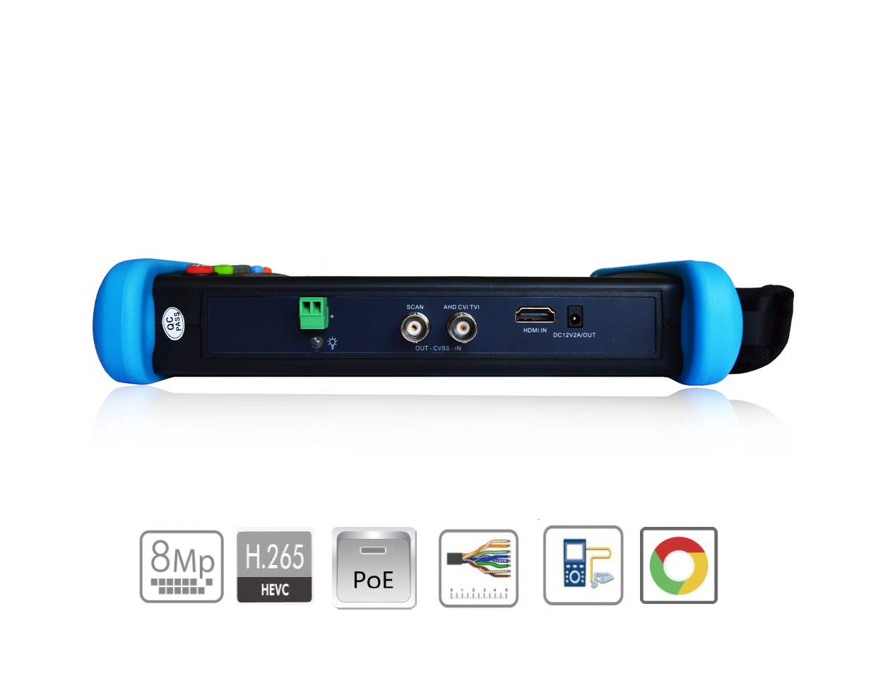 GTTEST7UNI - All in one Camera Tester - CCTV Test Monitor - IP Camera Tester - MonkeyTools
