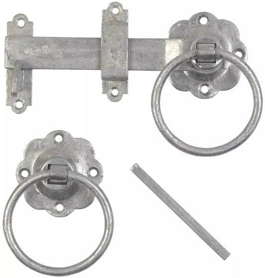 HARDWARE SOLUTIONS GATE LATCH GALVANISED 155MM - MonkeyTools