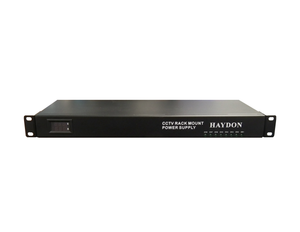 HAY-RMPSU1612-16A/1U - 12V DC 16Ch Rack Mount PSU 16 Amp PTC Fused 1U - MonkeyTools