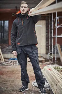 HELLY HANSEN CHELSEA EVOLUTION HOODED SOFTSHELL JACKET BLACK X LARGE 46" CHEST - MonkeyTools