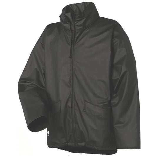 HELLY HANSEN VOSS WATERPROOF JACKET BLACK LARGE SIZE 42" CHEST - MonkeyTools