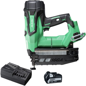 HiKOKI NT1865DMJ4Z 18V Brushless Second Fix 16Ga Straight Finish Nailer with 1 x 5.0Ah Battery & Charger - MonkeyTools
