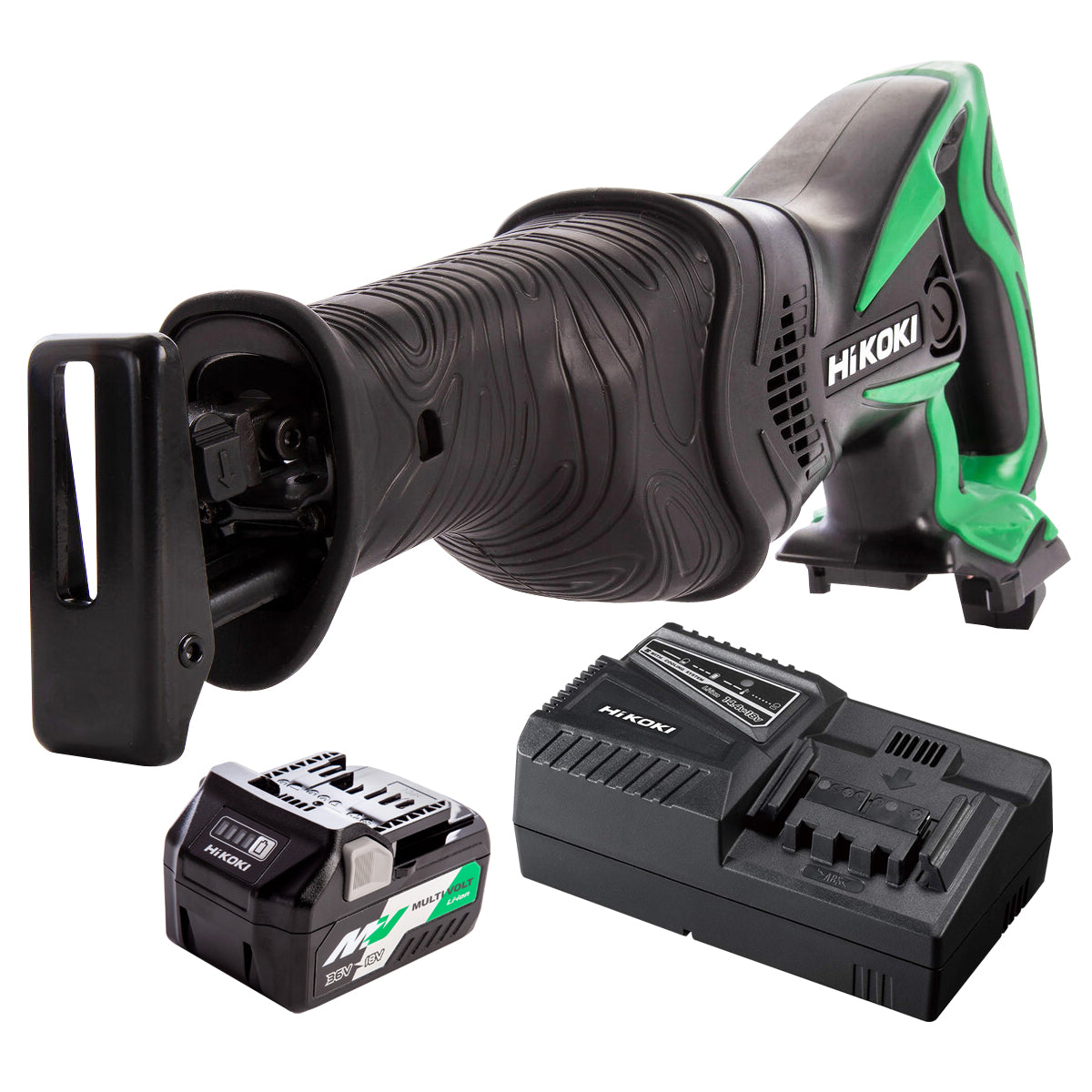 Hikoki CR18DSL 18V Cordless Reciprocating Saw with 1 x 2.5Ah/5.0Ah Battery & Charger - MonkeyTools