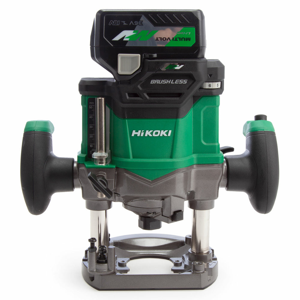 HiKOKI M3612DAJPZ 36V 1/2" Brushless Router with 1 x 2.5Ah Battery Charger & Case - MonkeyTools