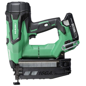 Hikoki NT1865DMJXZ 18V Brushless 16GA Straight Finish Nailer with 2 x 3.0Ah Battery Charger & Case - MonkeyTools