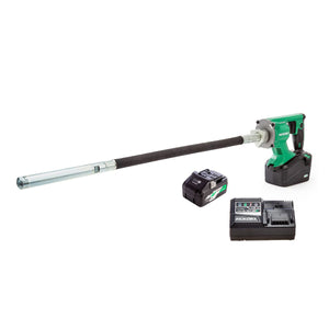 HiKOKI UV3628DAJYZ 36V Brushless 28mm Concrete Vibrator with 1 x 4.0Ah Battery & Charger - MonkeyTools