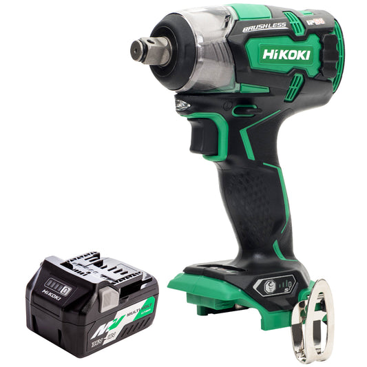 HiKOKI WR18DBDL2 18V Brushless Impact Wrench with 1 x 2.5Ah/5.0Ah Battery - MonkeyTools