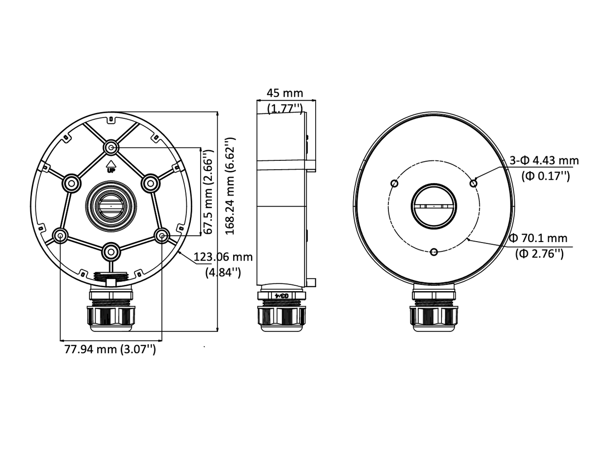 HIKVISION DS-1280ZJ-TR12 - Wall Mount - MonkeyTools