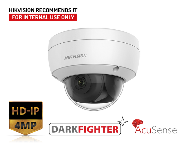 HIKVISION DS-2CD2146G2-ISU (2.8mm) - 4MP AcuSense IR Fixed Dome Network Camera - MonkeyTools