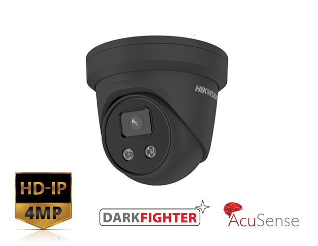 HIKVISION DS-2CD2346G2-IU/B (2.8mm) - AcuSense 4 MP IR Fixed Turret Network Camera - MonkeyTools