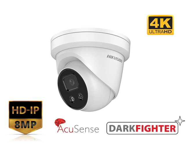 HIKVISION DS-2CD2386G2-IU 2.8mm- 8MP IR Fixed Turret Network Camera - MonkeyTools