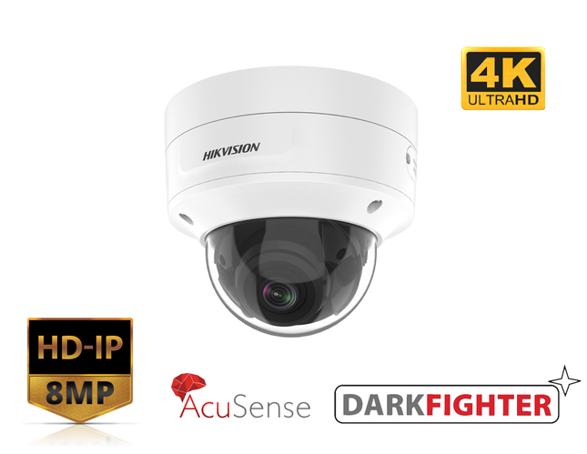 HIKVISION DS-2CD2786G2-IZS - 8MP IR Varifocal Dome Network Camera - MonkeyTools