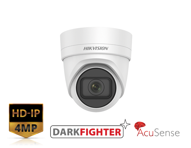 HIKVISION DS-2CD2H46G2-IZS – White 4MP AcuSense IR Varifocal Turret Network Camera - MonkeyTools