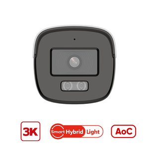 HIKVISION DS-2CE12KF0T-LFS - Hikvision 3K ColorVu Smart Hybrid Light Fixed Bullet Camera - MonkeyTools