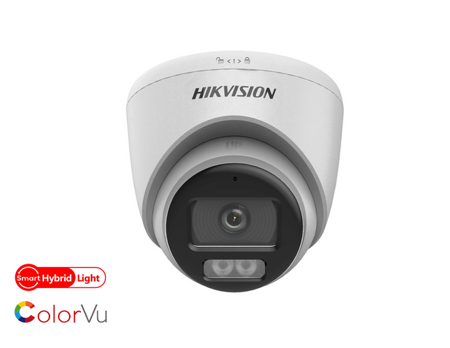HIKVISION DS-2CE72KF0T-LFS - Hikvision 3K ColorVu Smart hybrid light Fixed Turret Camera - MonkeyTools