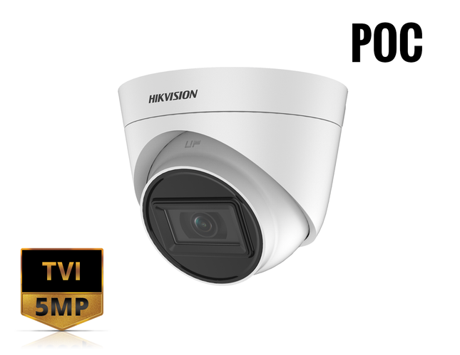 HIKVISION DS-2CE78H0T-IT3E (2.8MM) - 5MP PoC Fixed Turret Camera - MonkeyTools