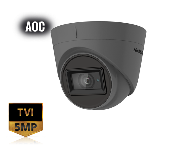 HIKVISION DS-2CE78H0T-IT3FS(2.8mm)/GREY - 5 MP Turbo HD External Audio Camera - MonkeyTools