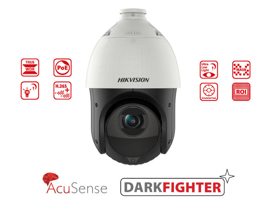 HIKVISION DS-2DE4215IW-DE(T5) - Hikvision 2 MP 15X Powered by DarkFighter IR Network Speed Dome - MonkeyTools