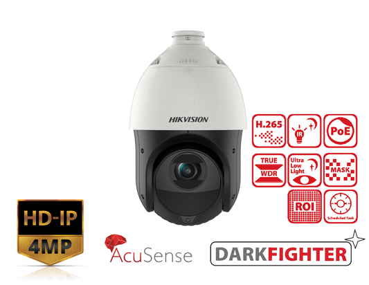 HIKVISION DS-2DE4425IW-DE(T5) - 4MP 25× IR Network Speed Dome - MonkeyTools