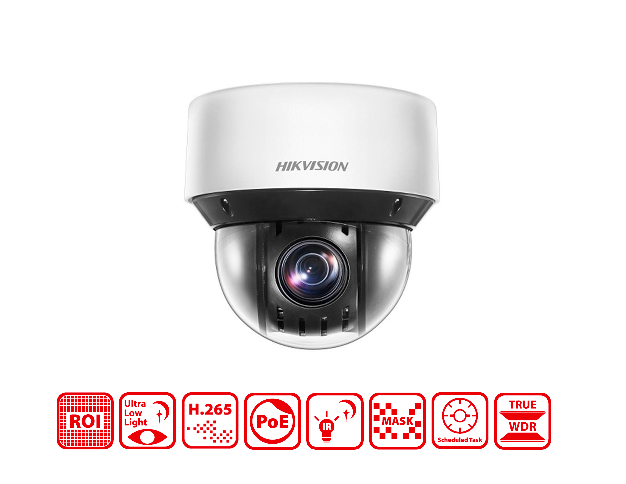 HIKVISION DS-2DE4A425IWG-E - Hikvision 4-inch 4 MP 25X Powered by DarkFighter IR Network Speed Dome - MonkeyTools