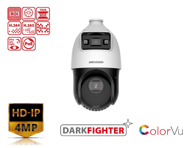 HIKVISION DS-2SE4C425MWG-E(14F0) - TandemVu 4MP 25× IR Network Speed Dome - MonkeyTools