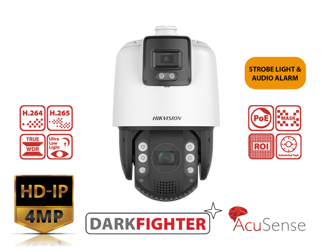 HIKVISION DS-2SE7C144IW-AE(32X/4)(S5) - 4MP 32× IR Network Speed Dome - MonkeyTools