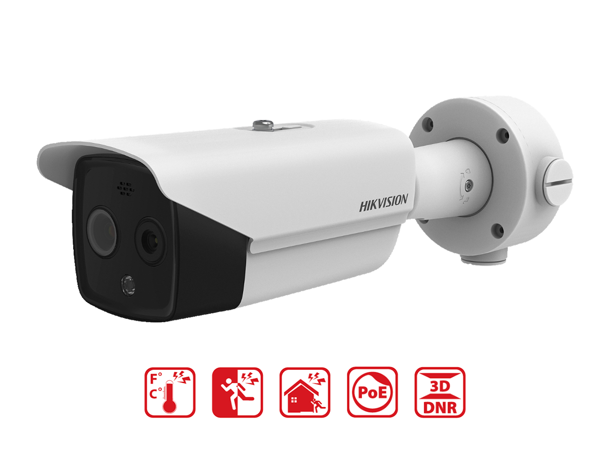 HIKVISION DS-2TD2617-3/QA - Hikvision Thermal & Optical Bi-Spectrum IP Bullet, 3.1mm - MonkeyTools