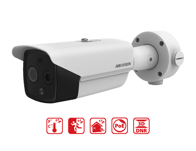 HIKVISION DS-2TD2617-3/QA - Hikvision Thermal & Optical Bi-Spectrum IP Bullet, 3.1mm - MonkeyTools