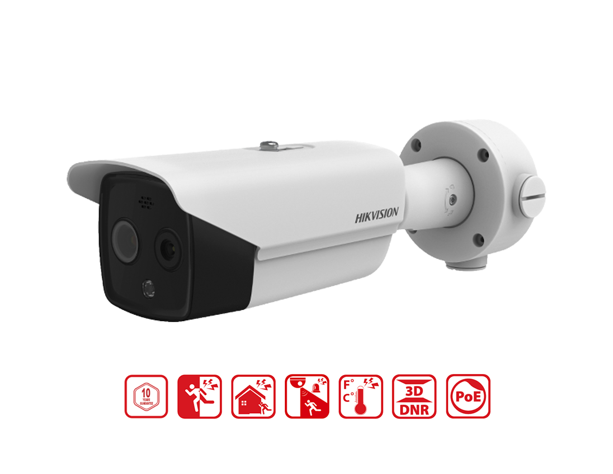 HIKVISION DS-2TD2628-3/QA - Hikvision IP Thermal & Optical Bullet 3.6mm - MonkeyTools