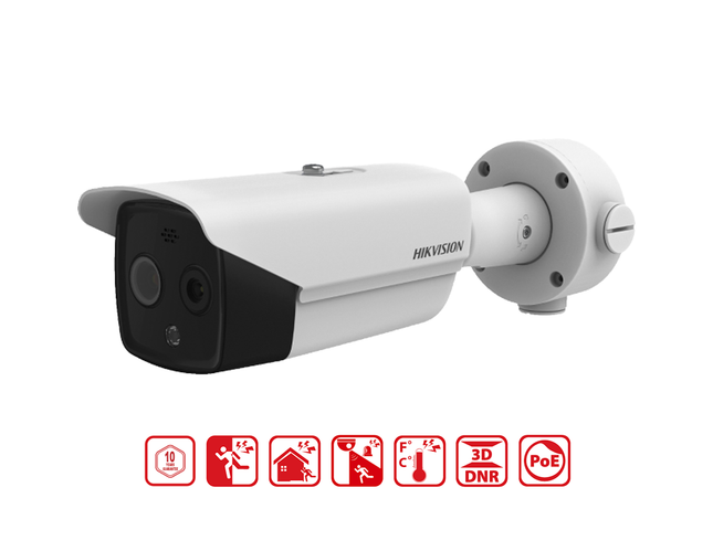 HIKVISION DS-2TD2628-3/QA - Hikvision IP Thermal & Optical Bullet 3.6mm - MonkeyTools