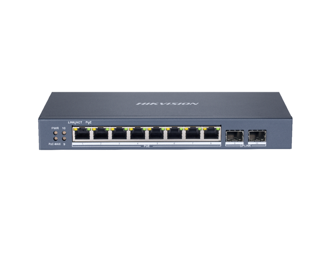 HIKVISION DS-3E1510P-SI - Smart Managed 8-Port Gigabit PoE Switch - MonkeyTools