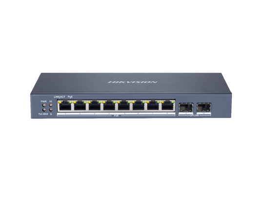 HIKVISION DS-3E1510P-SI - Smart Managed 8-Port Gigabit PoE Switch - MonkeyTools