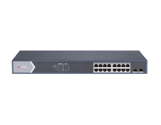 HIKVISION DS-3E1518P-SI - 16 Port Gigabit Smart POE Switch - MonkeyTools