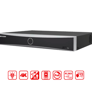 HIKVISION DS-7604NXI-K1/4P - HikVision 4-ch PoE 1U K Series AcuSense 4K NVR - MonkeyTools