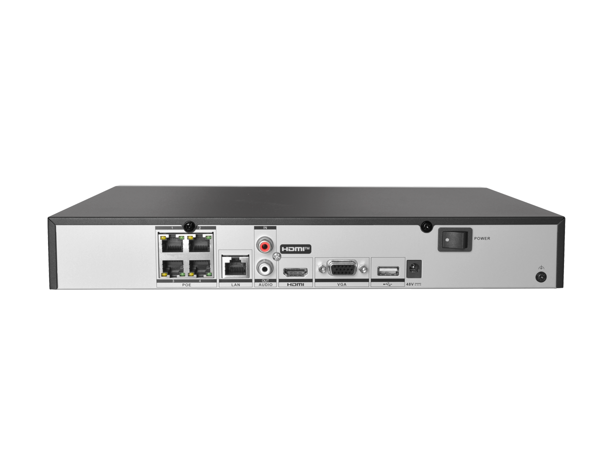 HIKVISION DS-7604NXI-K1/4P - HikVision 4-ch PoE 1U K Series AcuSense 4K NVR - MonkeyTools