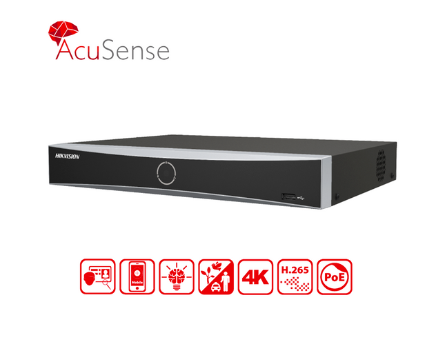 HIKVISION DS-7608NXI-K2/8P - HikVision AcuSense 8 Channel NVR - MonkeyTools