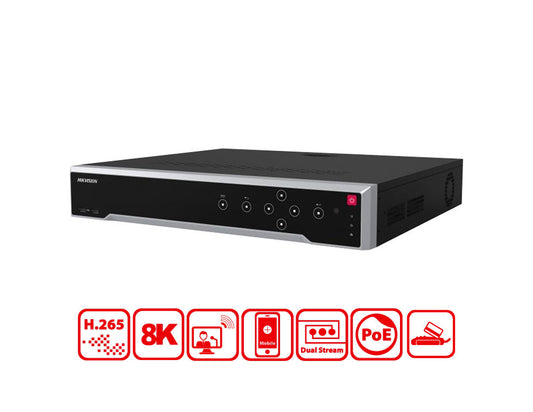 HIKVISION DS-7732NI-M4/24P - Hikvision 32-ch 1.5U 24 PoE 8K NVR - MonkeyTools
