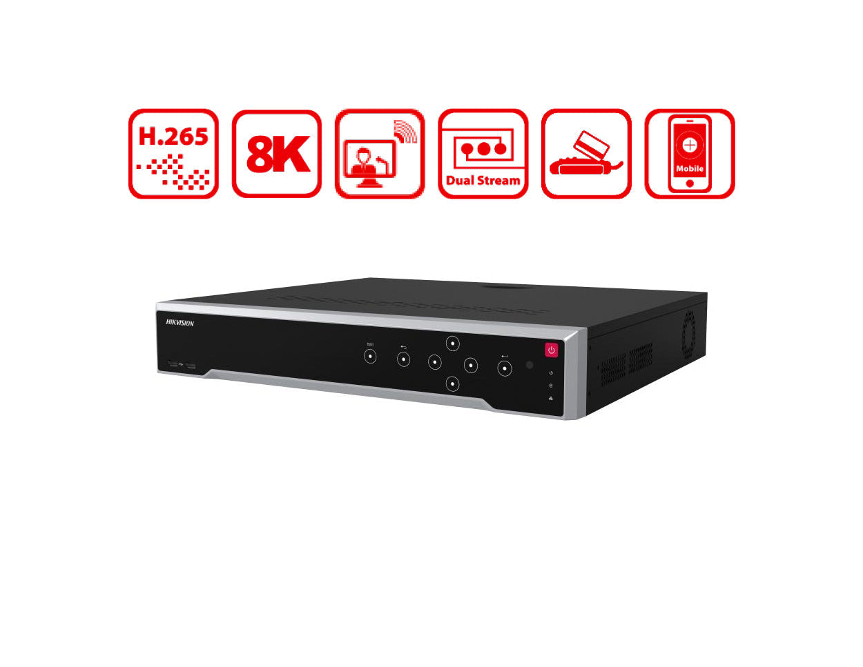 HIKVISION DS-7732NI-M4 - Hikvision 32-ch 1.5U 8K NVR - MonkeyTools