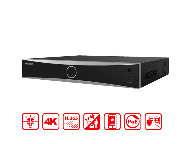 HIKVISION DS-7732NXI-K4/16P - Hikvision 32 CH 16 POE K Series AcuSense 4K NVR - MonkeyTools