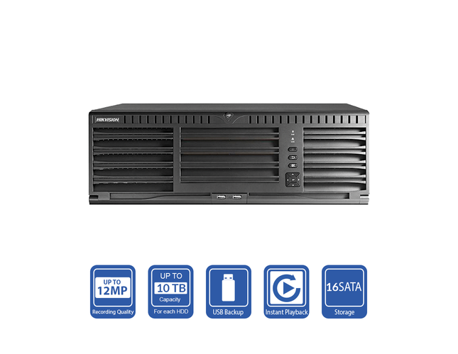 HIKVISION DS-96128NI-I16/H - Hikvision 128 Channel NVR - MonkeyTools