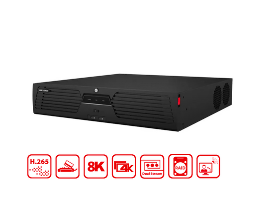 HIKVISION DS-9632NI-M8 - Hikvision 32-ch 2U 8K NVR - MonkeyTools